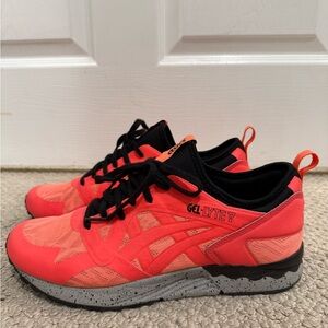 BRAND NEW Asics Gel-Lyte V 5 Orange Black Gray Running Sneakers